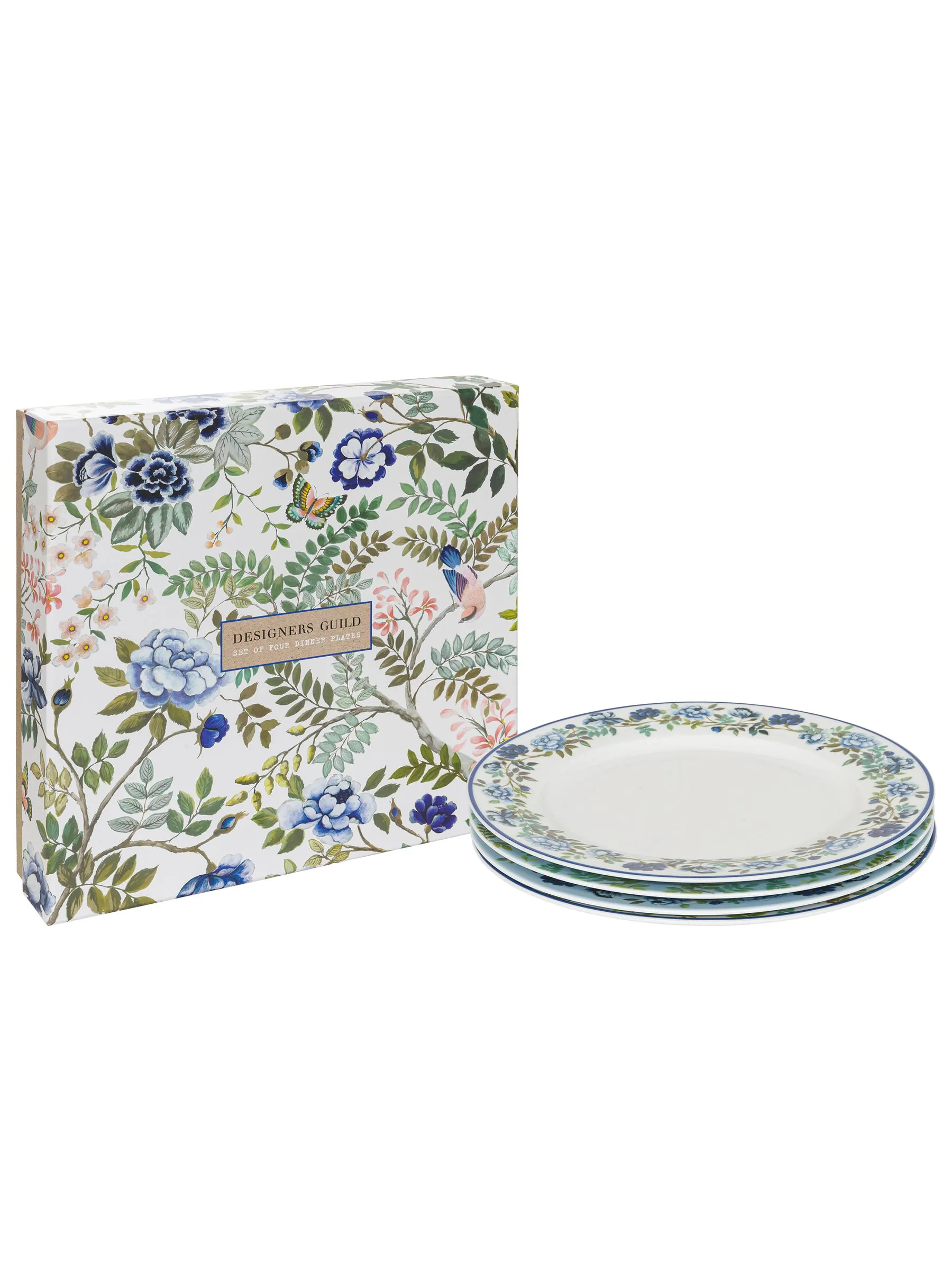 Designers Guild 4 dinerborden van Chinees porselein