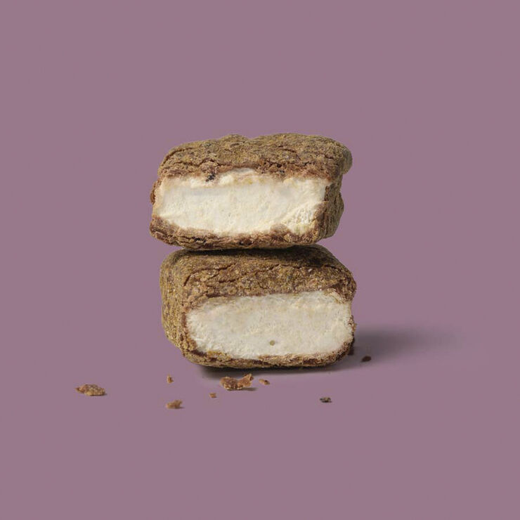 The Mallows Dark Liquorice 90 gr Lyserød