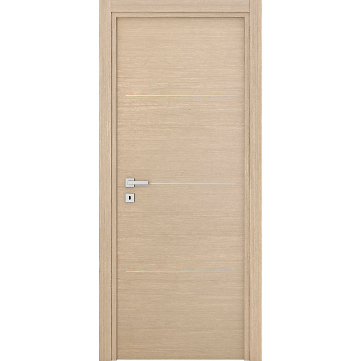 Bloc-porte Triaconta bois naturel H.204 x l.73 cm,poussant droit