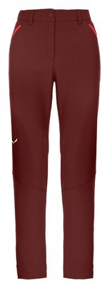 Pantalon Femme Salewa Dolomia Rouge
