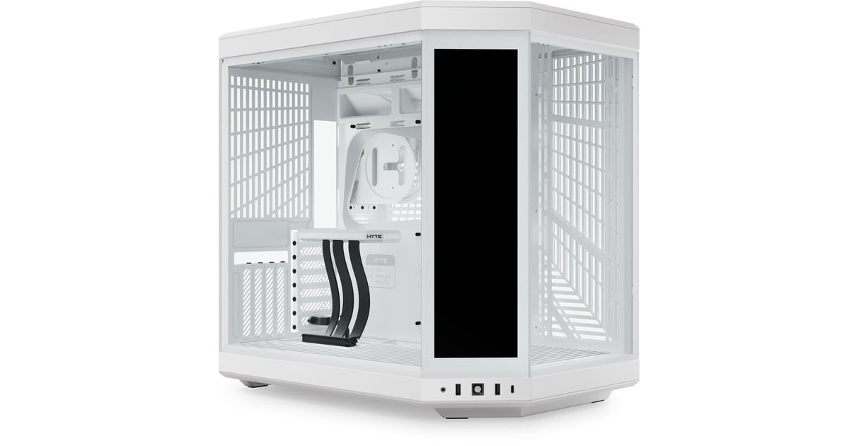 HYTEY70 Touch Infinite midi tower behuizing  (Wit | 2x USB-A | 1x USB-C | Tempered Glass)