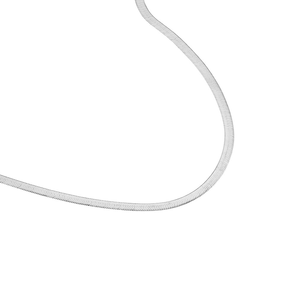 Collier Argent Blanc Alayna