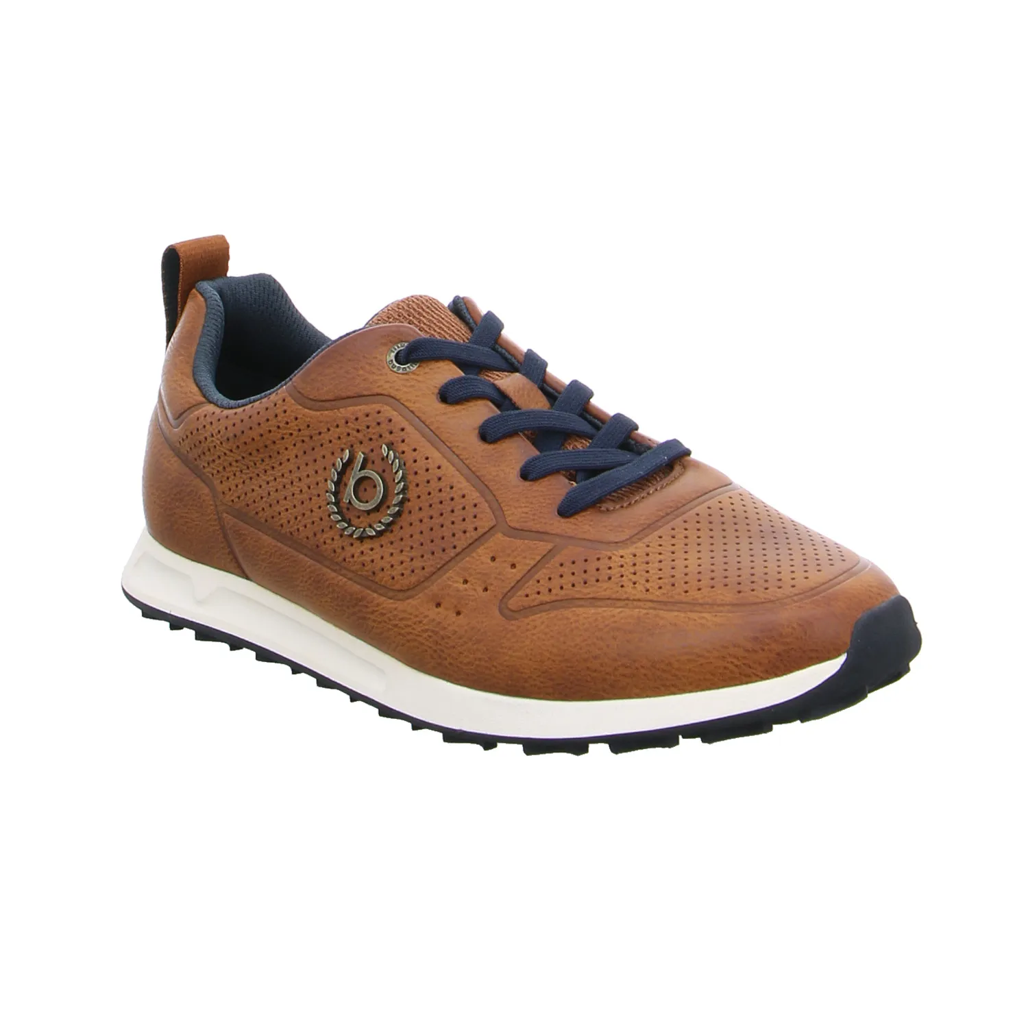 BUGATTI SHOES Halbschuhe Sneaker Cognac Lederimitat