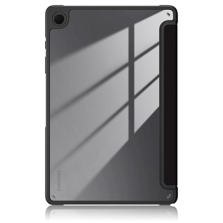 Samsung Galaxy Tab A9  Plus Hybrid Leder Tasche Smart Cover Schutzhülle   S-Pen Halterung - Don't Touch Me