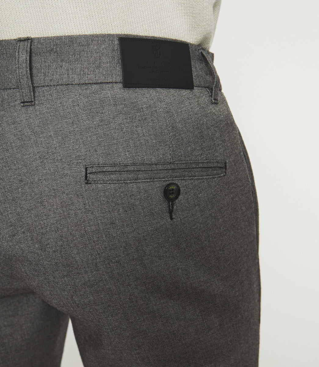 Pantalon Chino taille élastique gris VAMBO