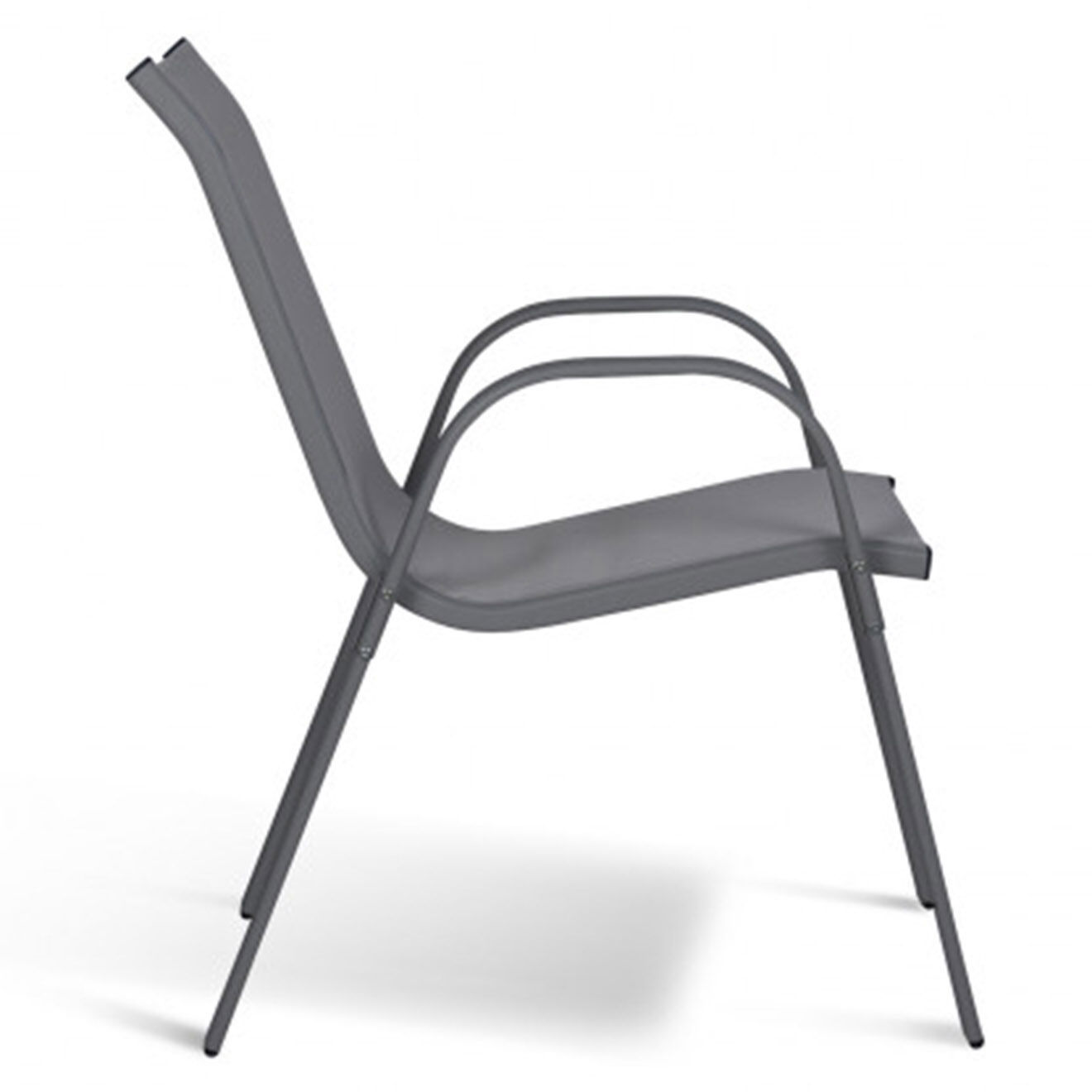 Pratik Garden 4 Chaises de jardin multicolores -51.5x68x84 cm