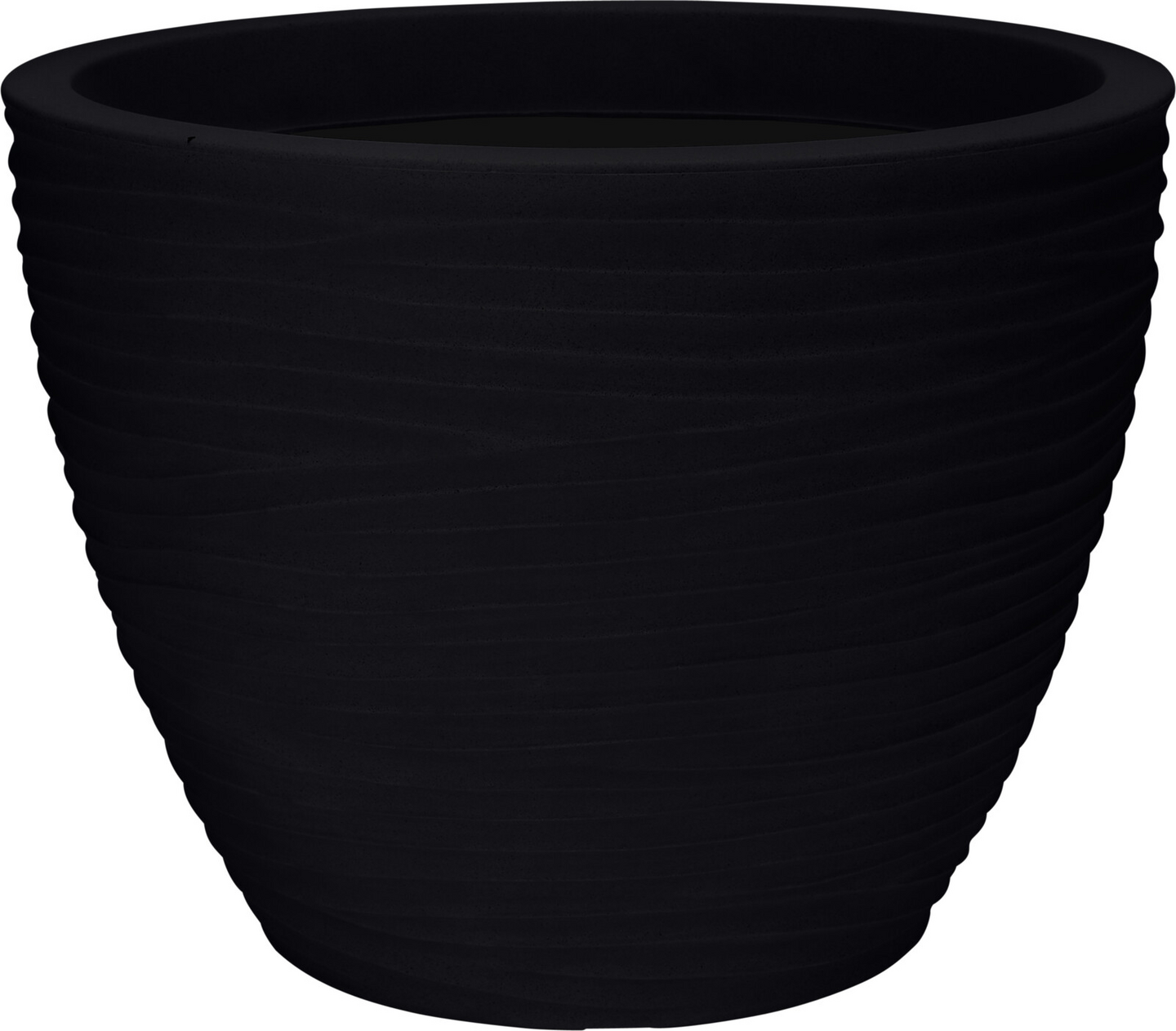 POT VAGUES GRIS ANTHRACITE 50X38CM