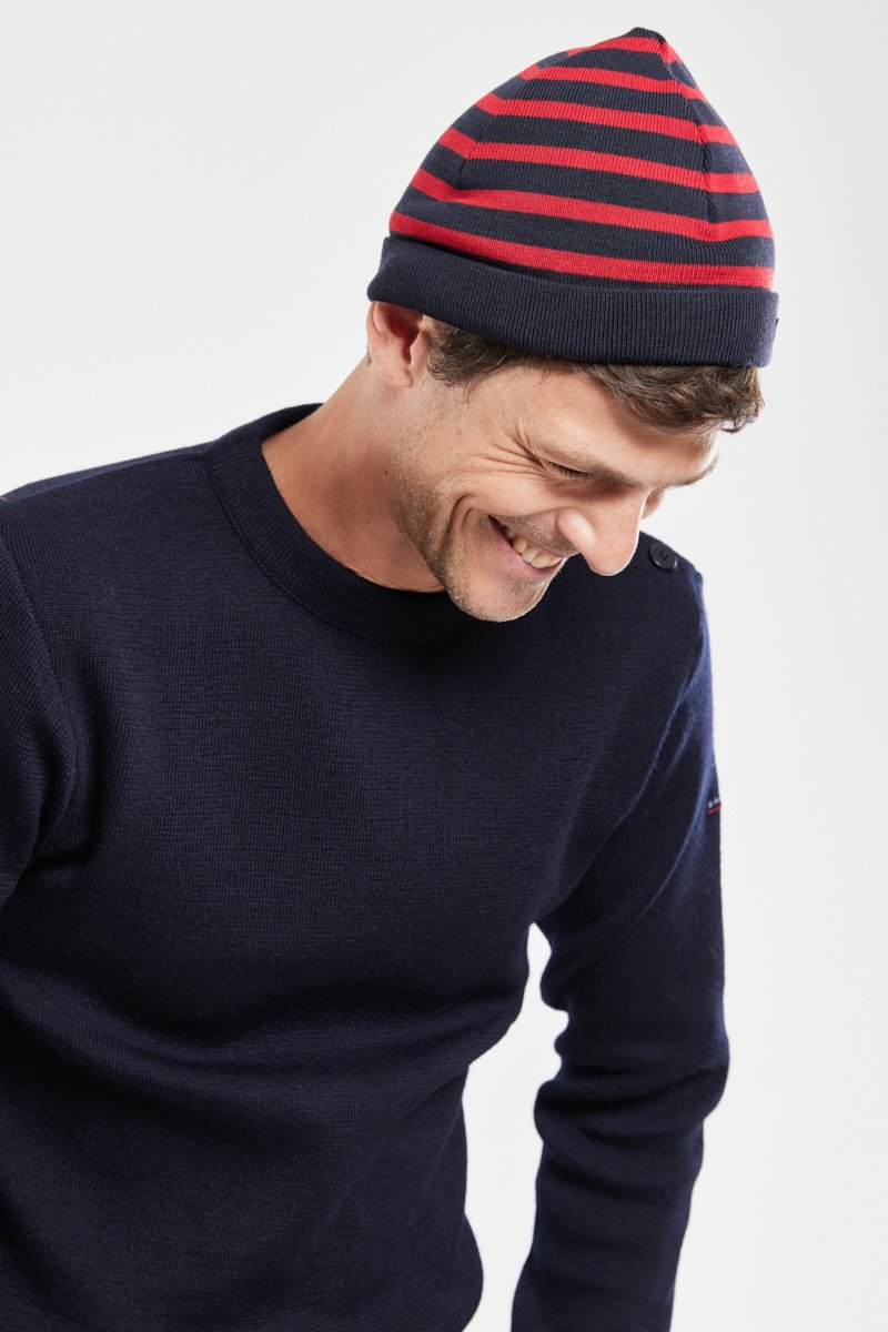Bonnet rayé 