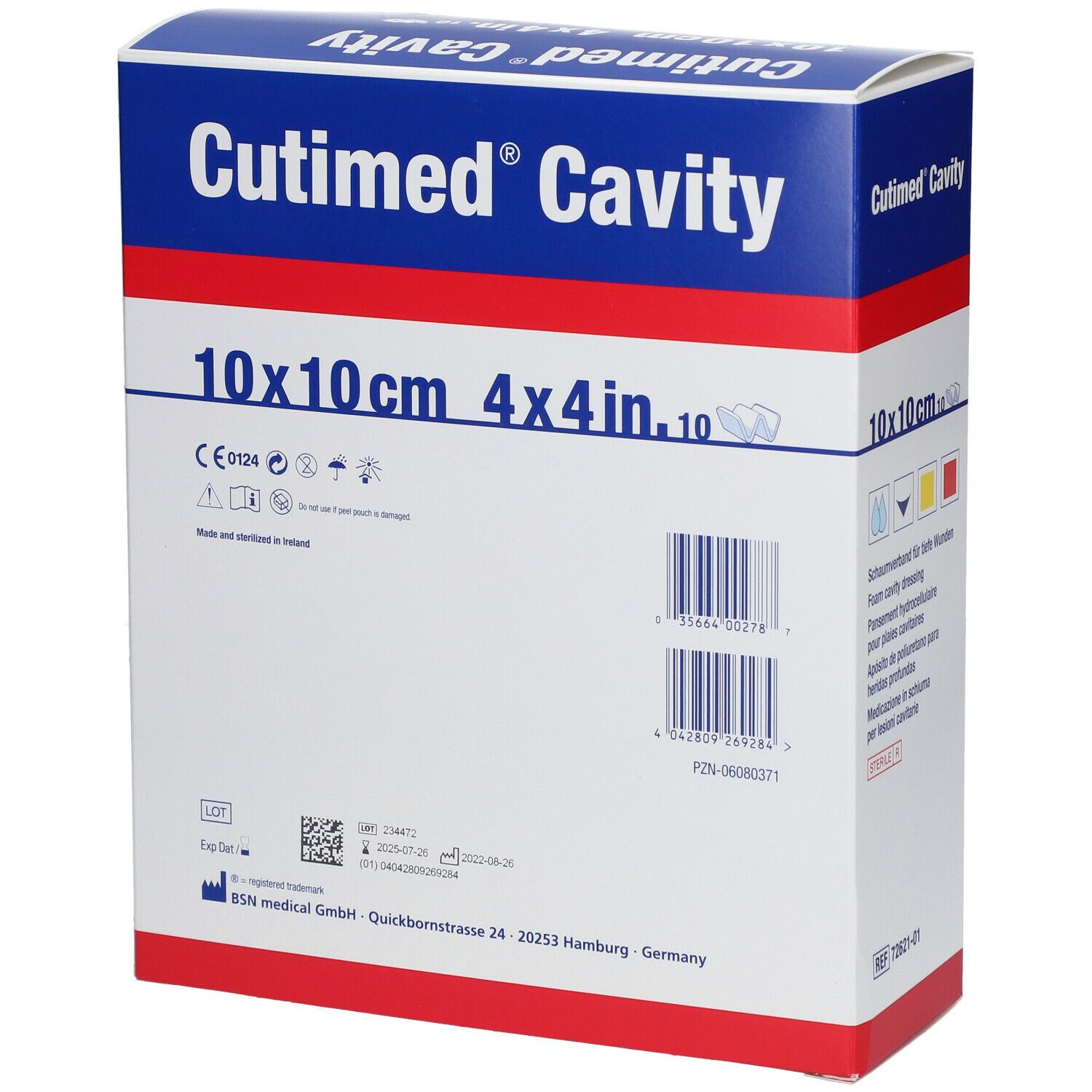 Cutimed® Cavity 10 cm x 10 cm