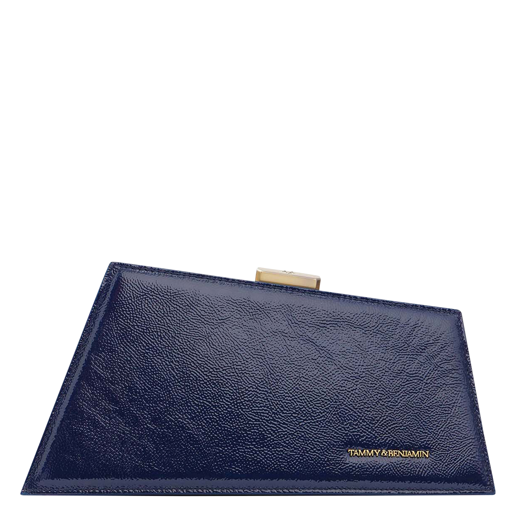 JAY - Sac pochette en cuir de vachette| Bleu