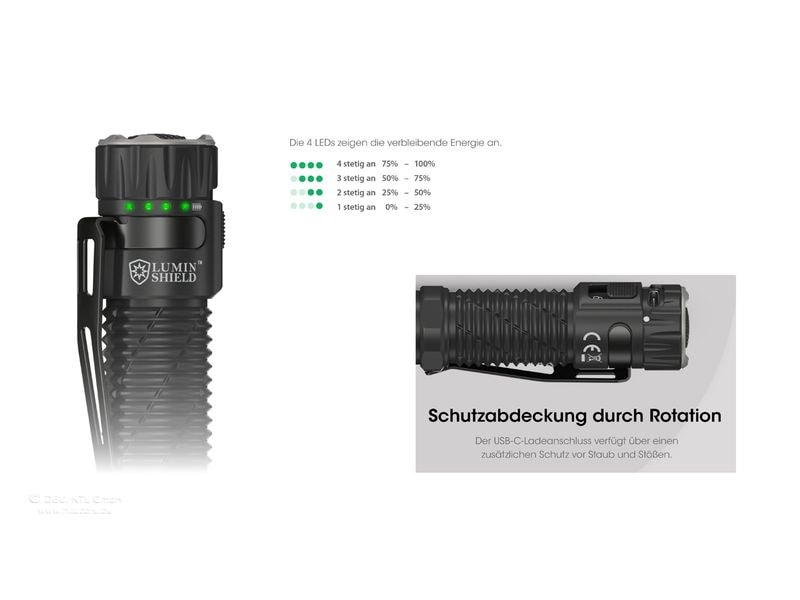 Nitecore Taschenlampe EDC33 4000 lm Taschenlampe