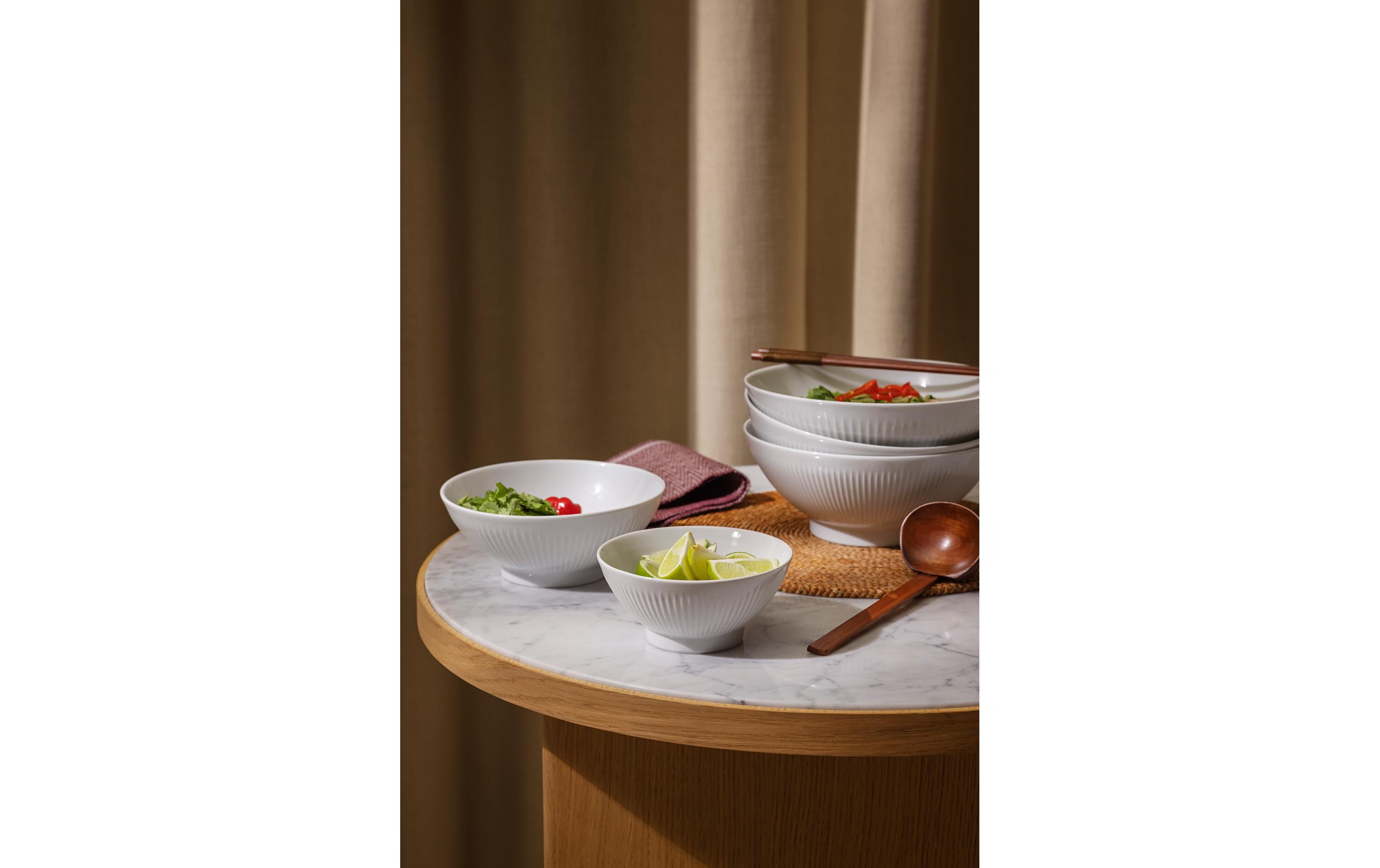Legio Nova Ramenschale Ø 13 cm, 4 Stück, Weiss<br>Design und Zweckmässigkeit ausgewogen kombiniert