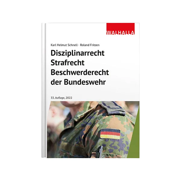 Walhalla Verlag -  Buch Disziplinarrecht Strafrecht Beschwerderecht der Bundeswehr