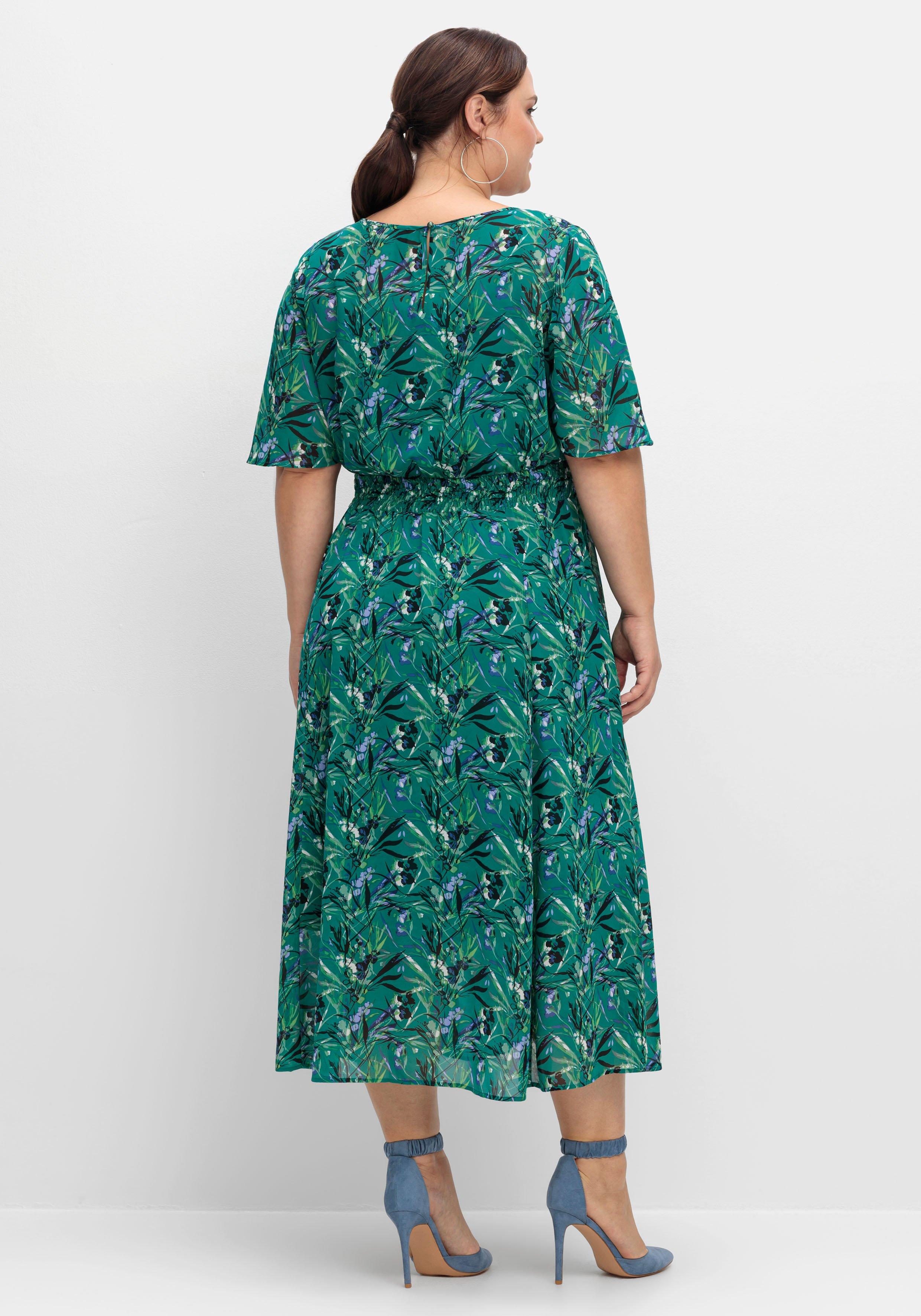 Abendkleid aus Chiffon, mit Unterkleid