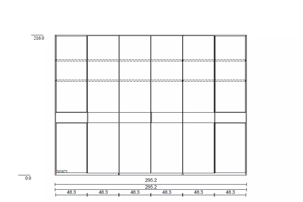 Kleiderschrank Savona 2.0 300 x 216 cm