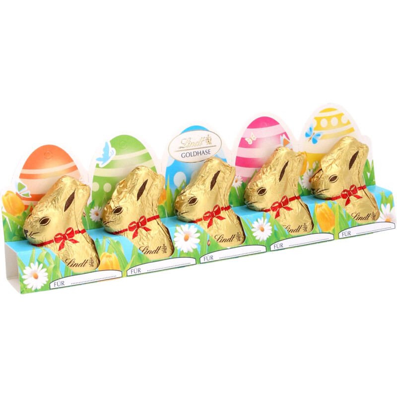 Lindt Gold bunny mini melk 5-pack