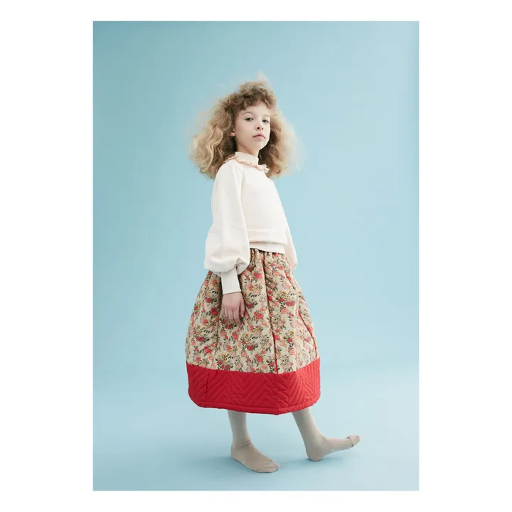The Middle Daughter Sweat Col Montant et Dentelle | Ecru