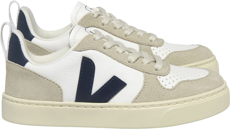 Veja Small V-10 Laces Extra-white_nautico_almond