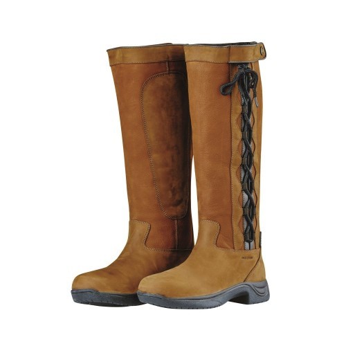 Botas de couro modelo Pinnacle II para adultos, unissex, cor bege