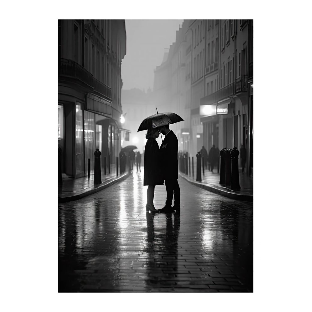 Hartman Affiche Old Paris 01  noir/blanc - 30x40 cm