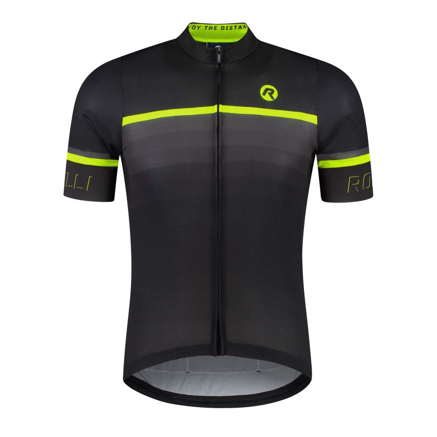 Rogelli Hero 2 Cykeltrøje Sort/Gul