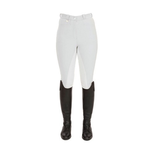 Calças de Montaria Femininas Breeches Pro (71cm) (Brancas)