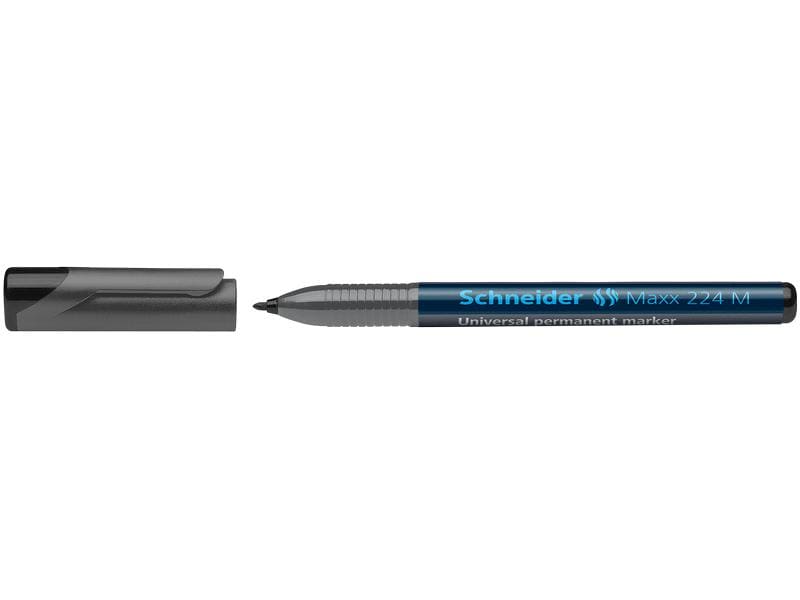 Schneider Universal-Marker Maxx 224 M permanent, Schwarz Marker permanent, 1 mm
