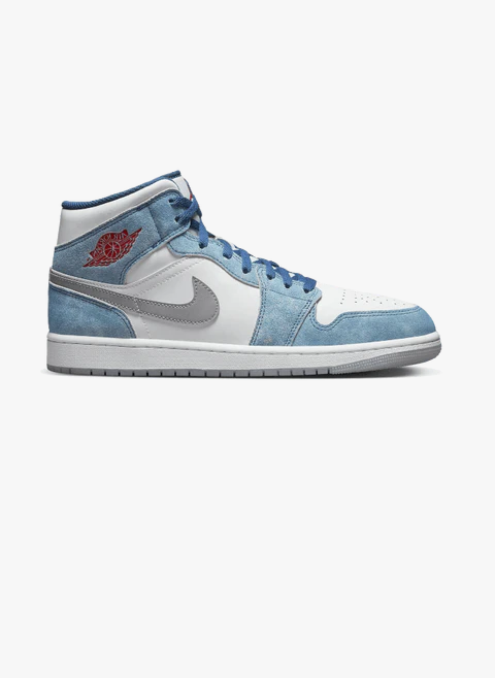 AIR JORDAN MID - Basket basses en cuir | Bleu