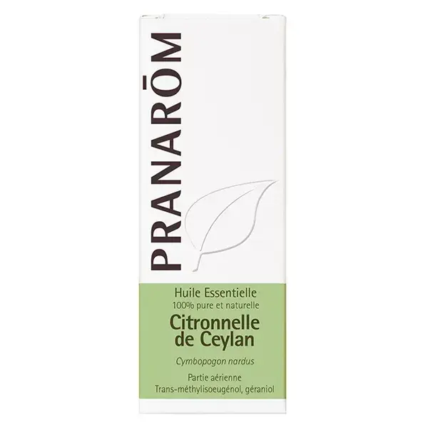 Pranarom Huile Essentielle Citronnelle de Ceylan 10ml