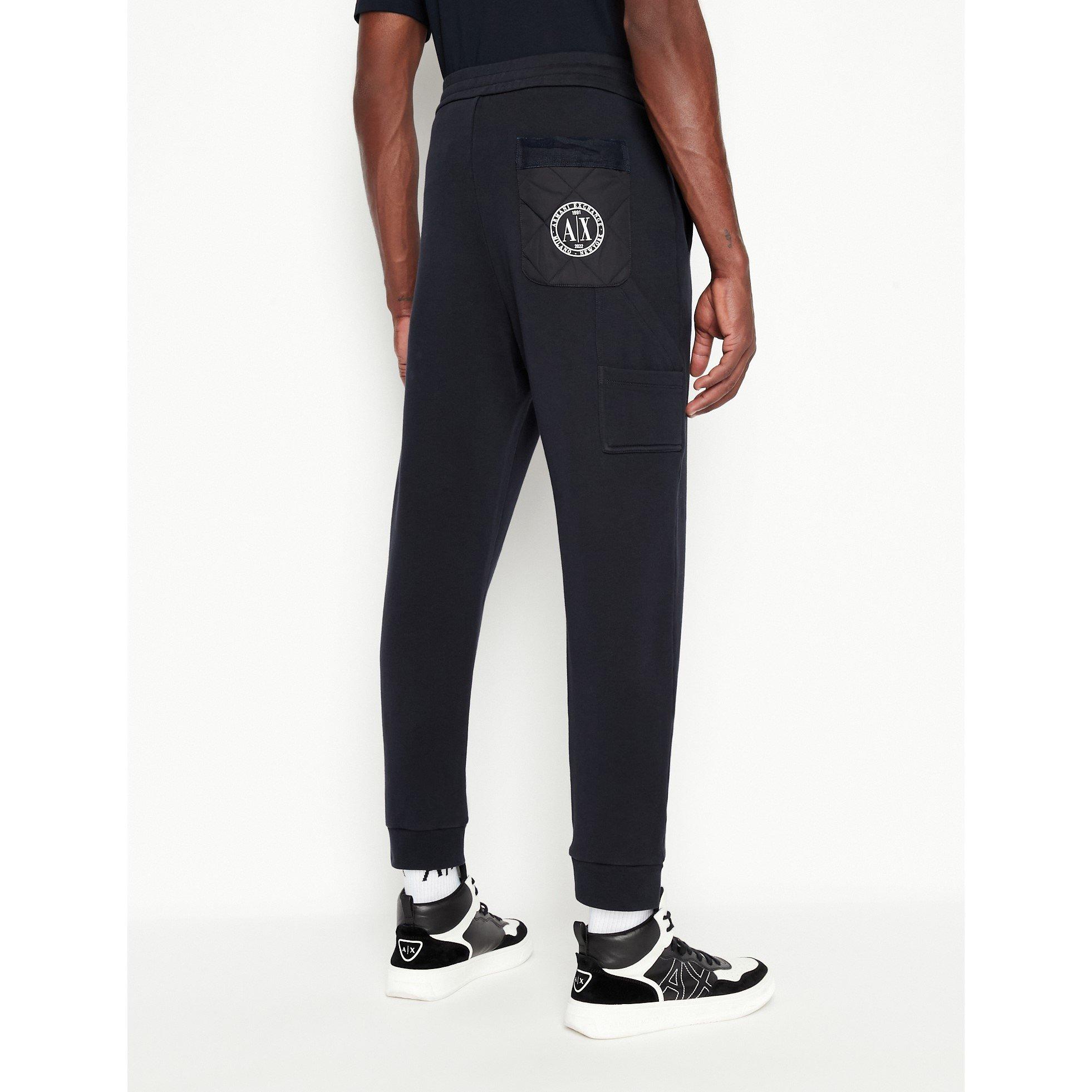 Armani Exchange Closed Hem Fleece Jogging Bottoms