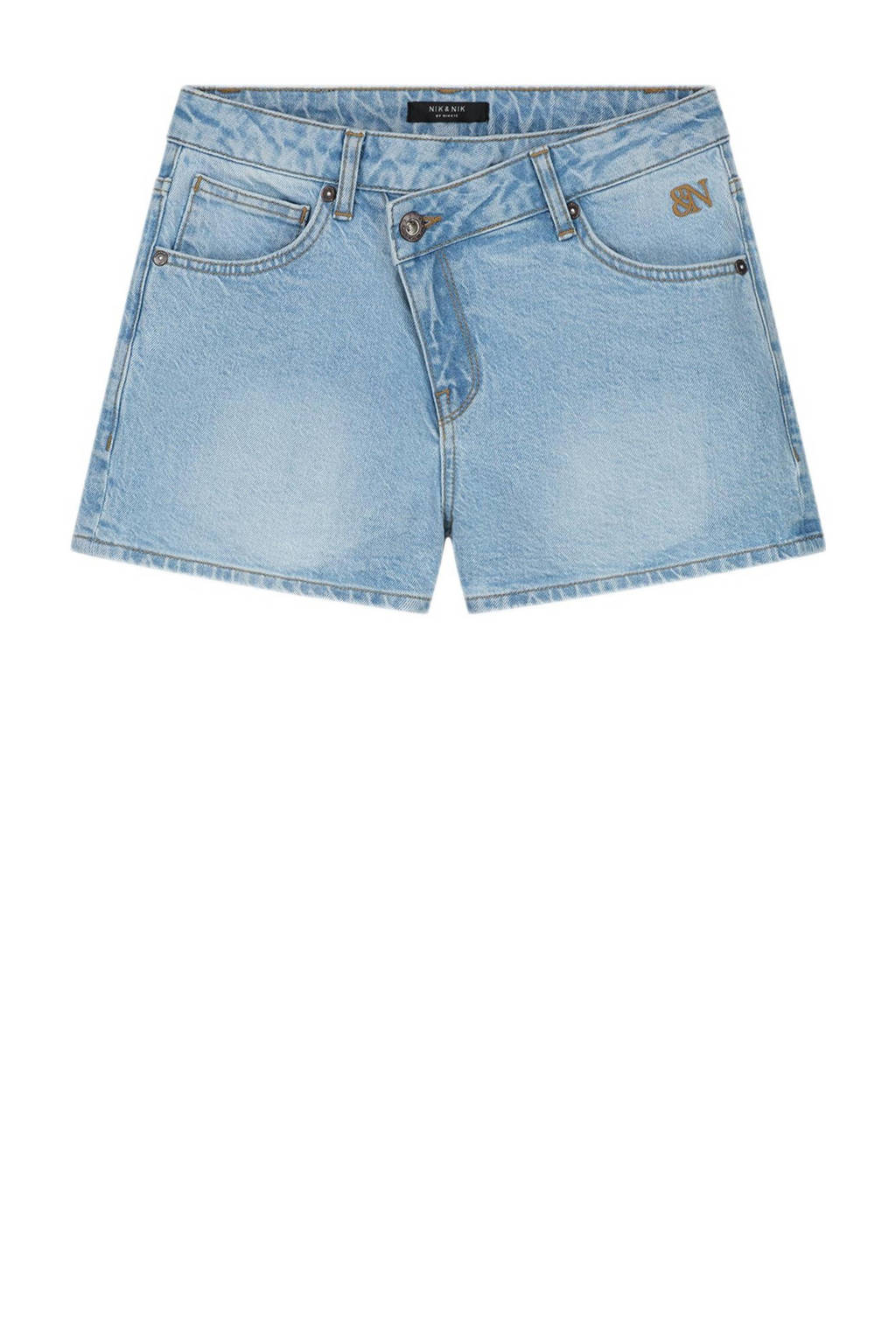 NIK&NIK denim short Faye light blue
