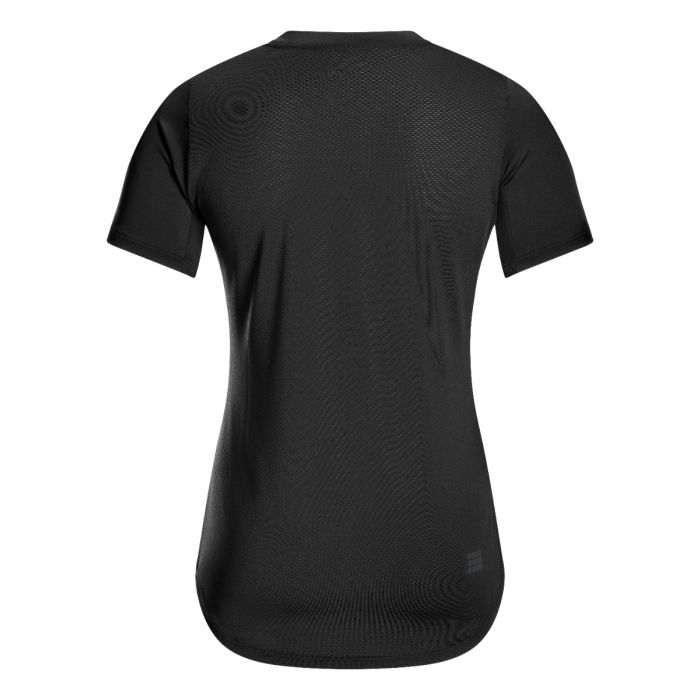 CEP Dame T-shirts The Run Shirt Round Neck Short Sleeve Sort