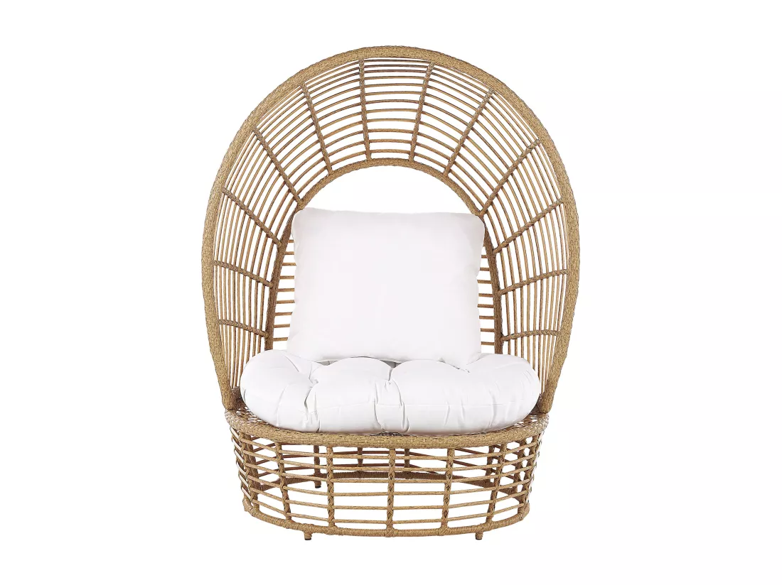 Fauteuil de jardin LIDO Rotin Beige