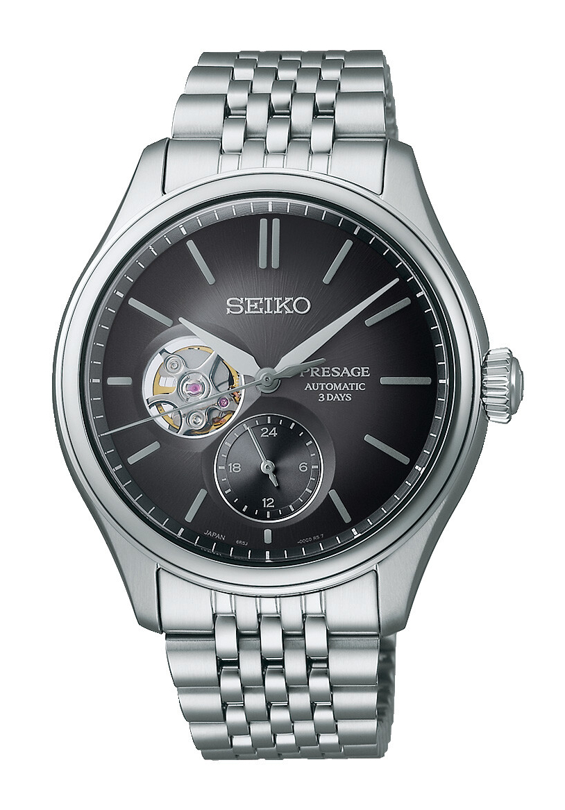 Seiko Presage Open Heart Automatik Grau SPB471J1
