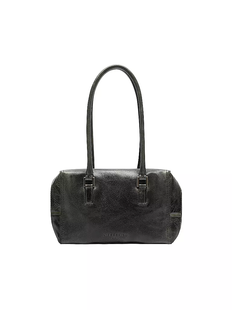 LIEBESKIND BERLIN Ledertasche - Schultertasche KAYLA SATCHEL Small grau