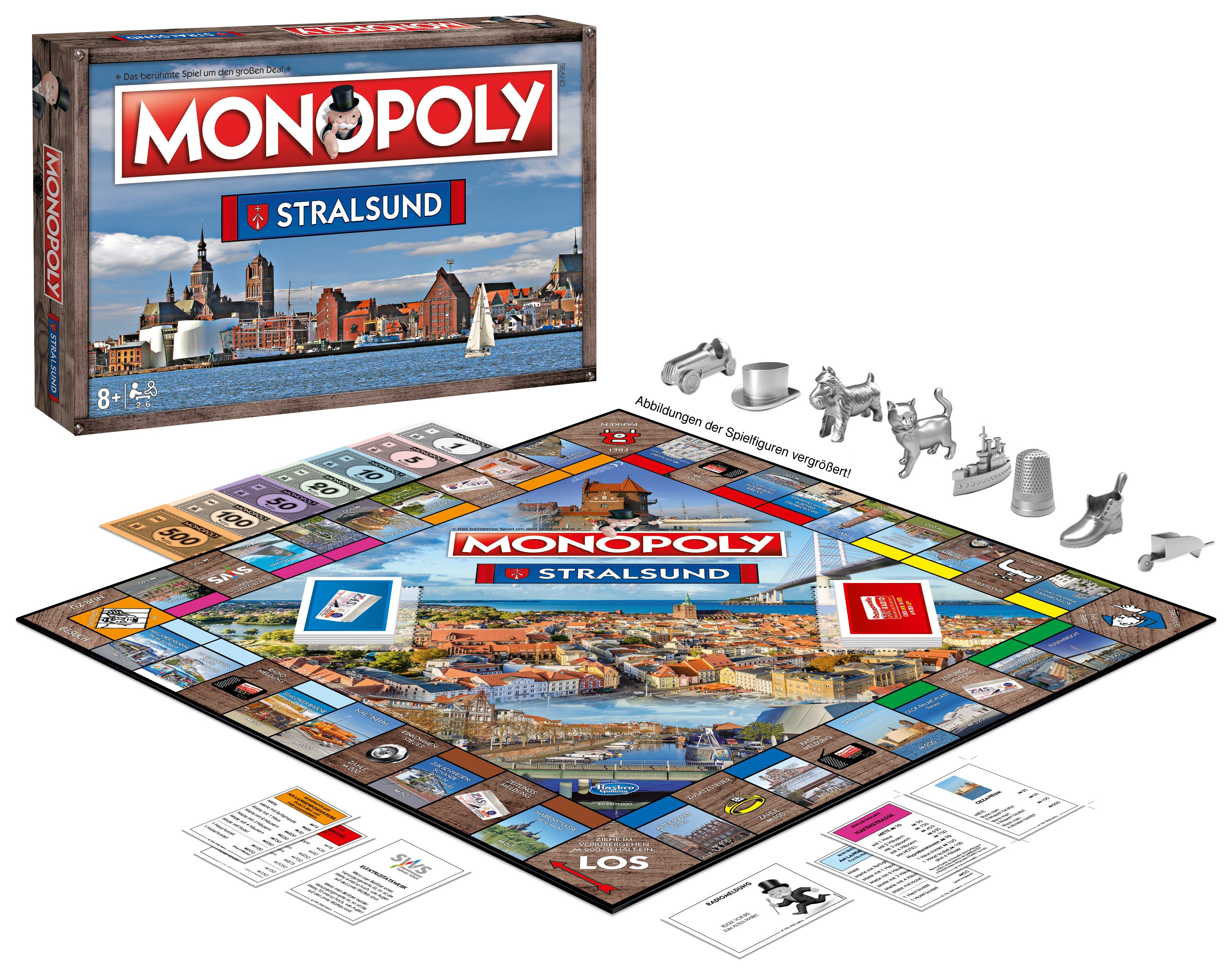 Monopoly - Stralsund Stadt City Edition Gesellschaftsspiel Brettspiel Spiel
