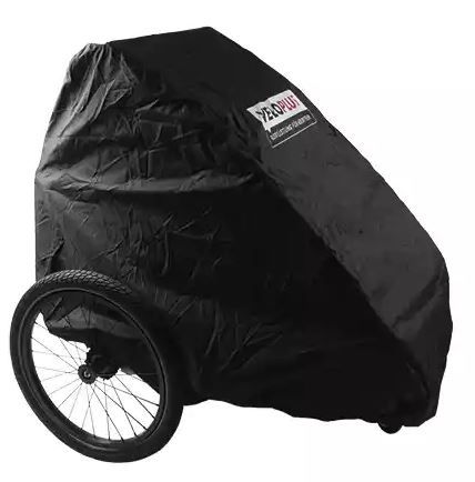 VELOPLUS FALTGARAGE für Kinderanhänger  schwarz