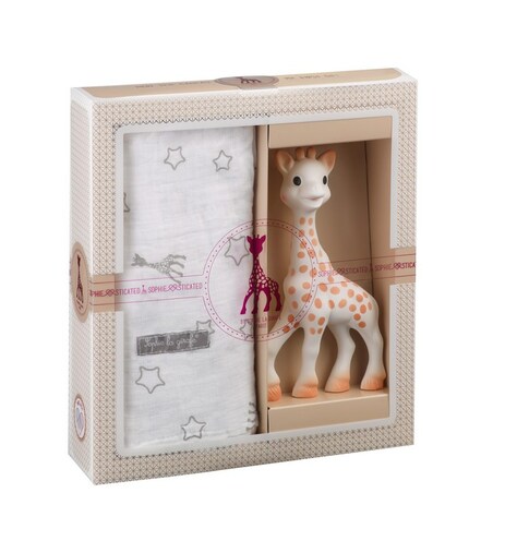 Coffret naissance Sophie la Girafe avec Lange - VULLI