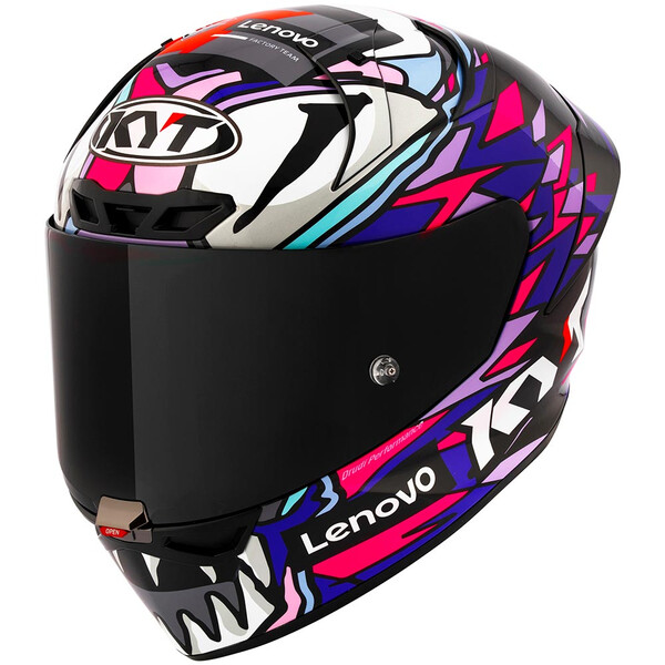 kyt - Casque KX-1 Race GP Bastianini Replica 2023 Violet / Rose / Blanc