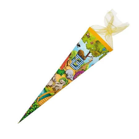 Nestler Schultüte Tier ABC 50 cm rund
