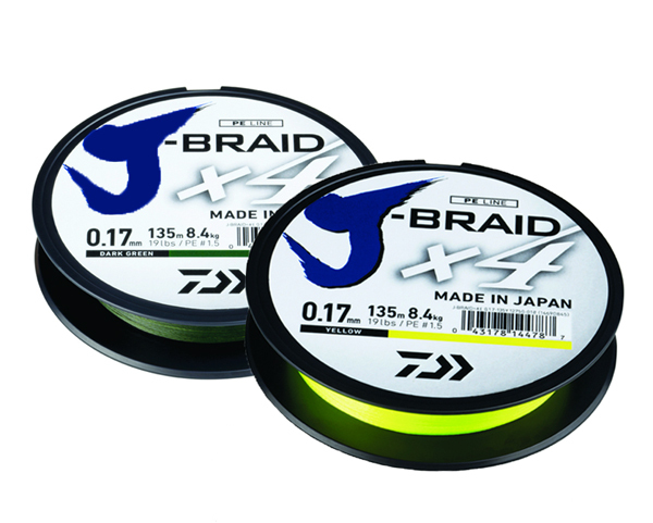 Tresse Daiwa J-Braid X4E - 135m
