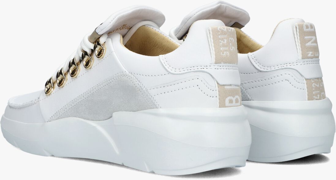 NUBIKK witte nubikk lage sneakers roque roman men