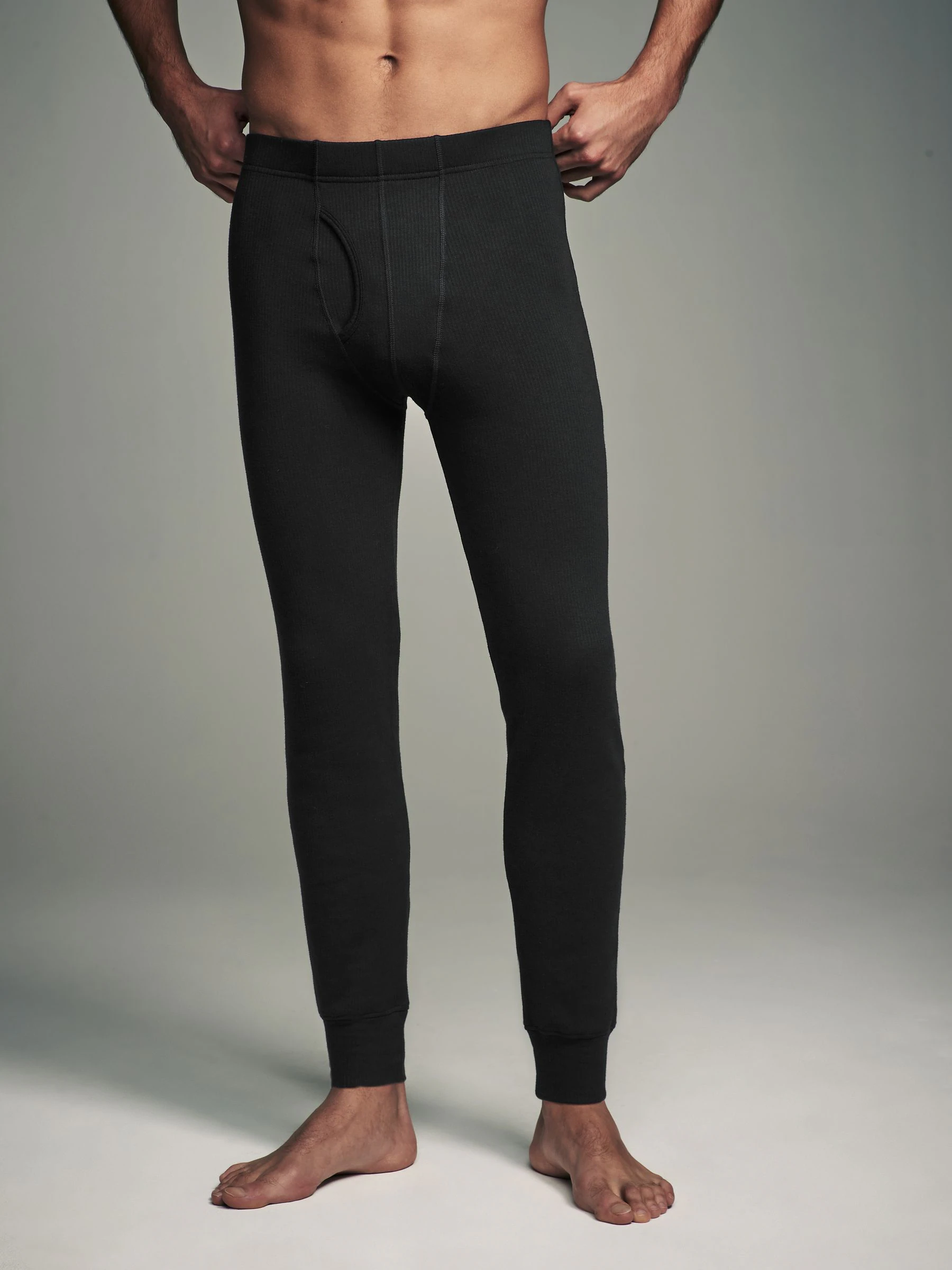 Zwart - Verpakking van 2 - Thermische legging