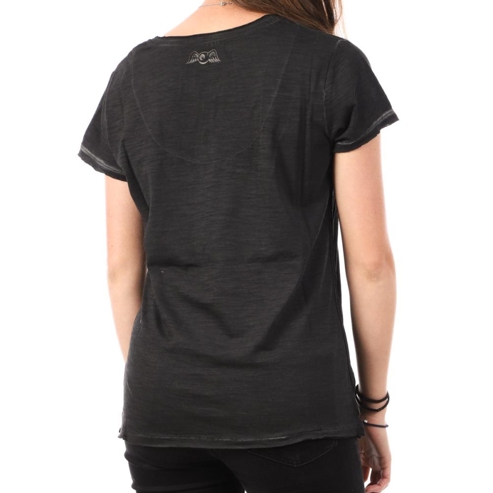 Von Dutch T-shirt Noir Femme Von Dutch Love