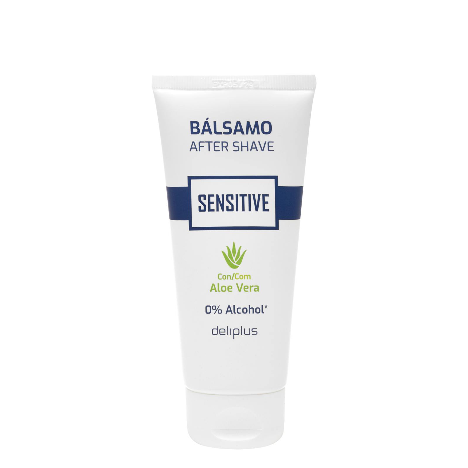 Baume après-rasage Deliplus Sensitive à l'aloe vera et 0 % d'alcool