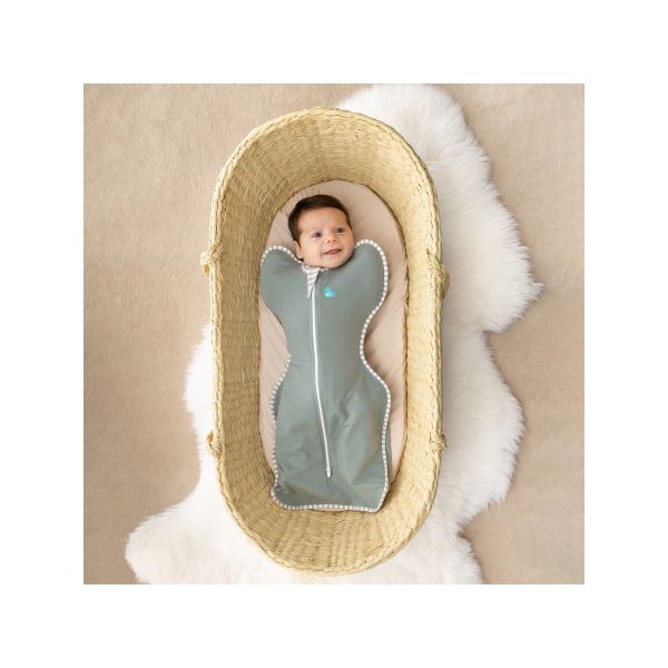 Love To Dream SwaddleUp™ Stage 1 Deep Olive Small 1.0 TOG