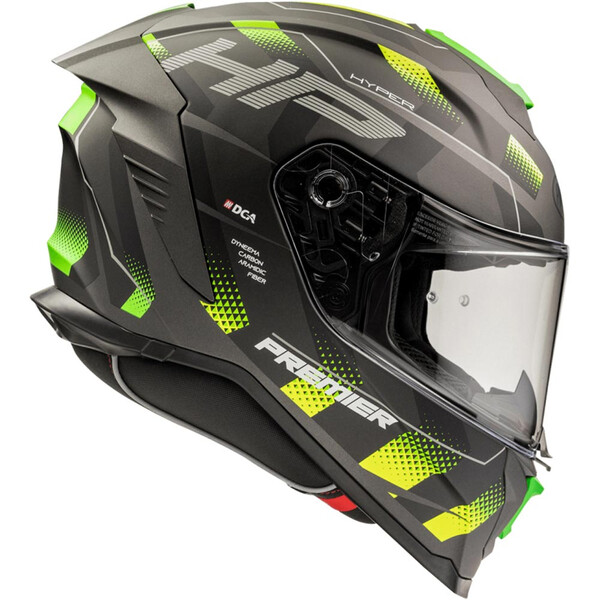 premier - Casque Hyper HP Noir / Jaune / Vert / Mat