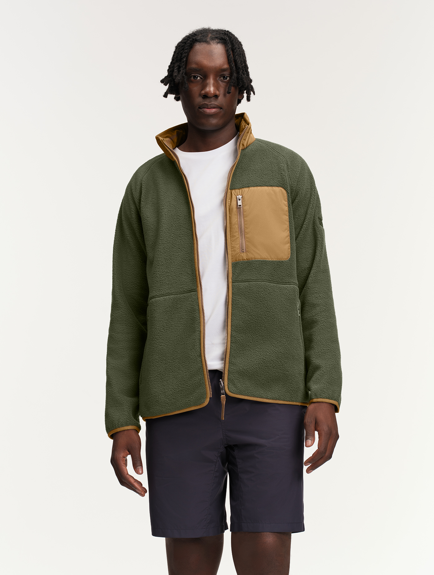Polaire sherpa T-KIT avec fermeture éclair AVOCAT