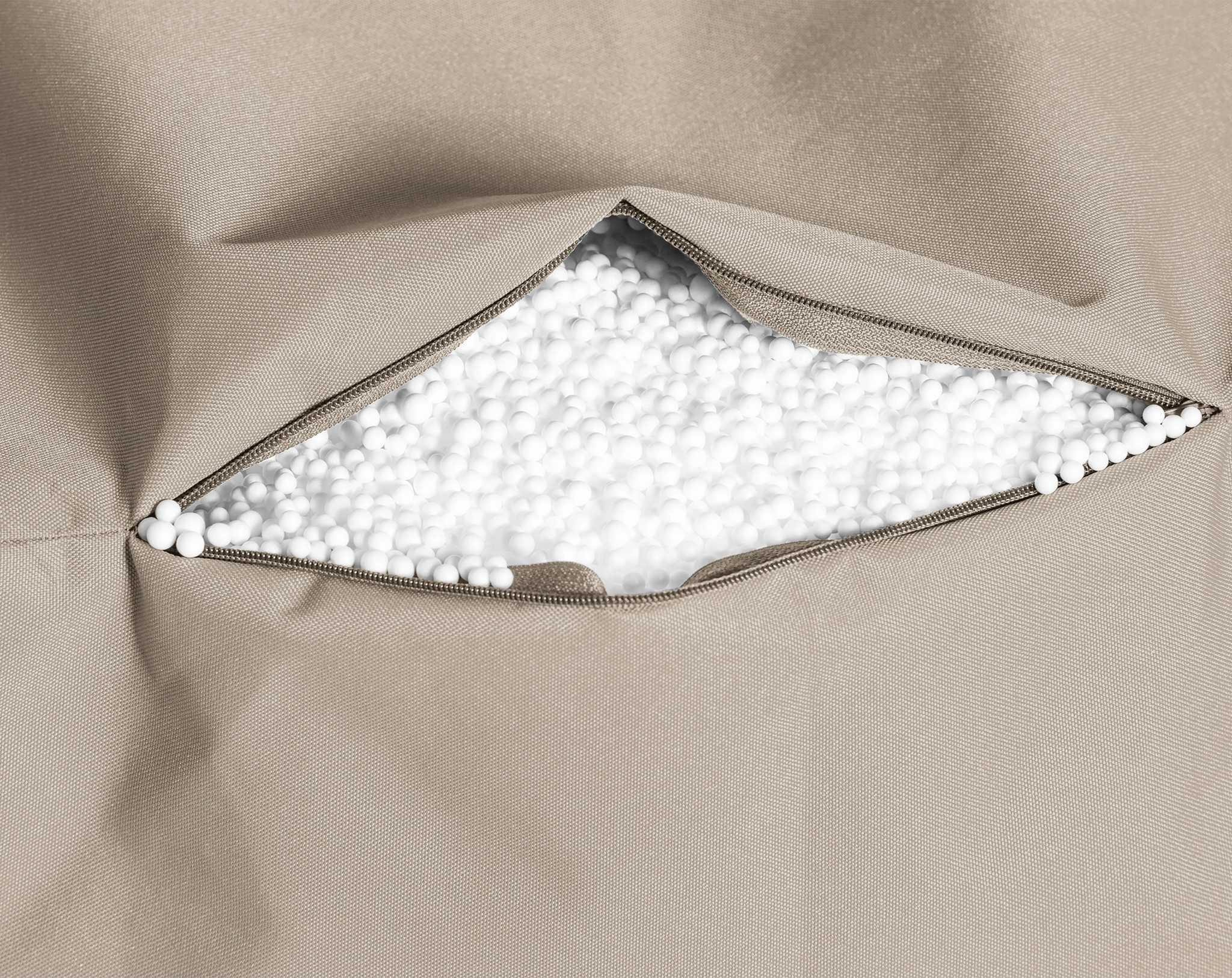 Sitzsack Set BRAVA: Swing & Dot Com (Farbe: khaki)