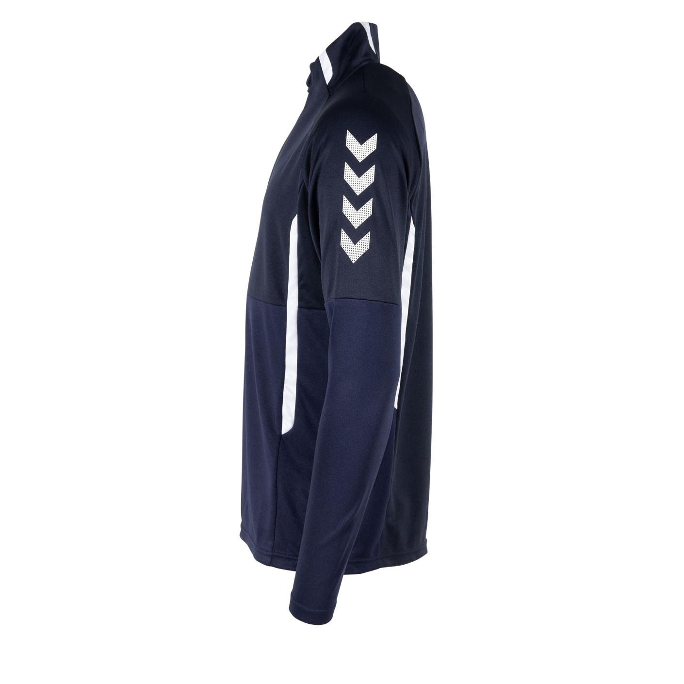 Hummel Authentic 1/4-Zip Trainingstrui Kids Donkerblauw Wit